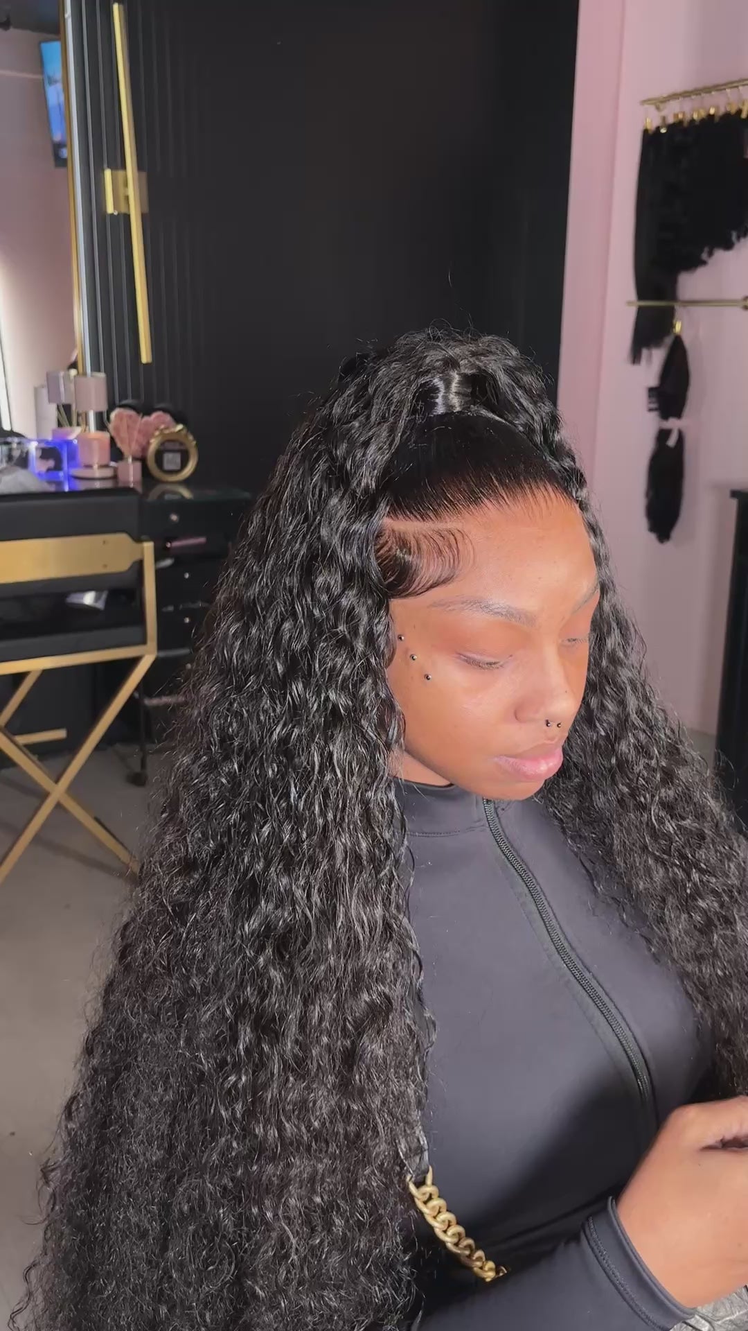13x6 HD Water Wave Lace Frontal Wig Main image